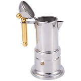 200Ml 4 Cups Stainless Steel Coffee Pot Moka Coffee Maker Teapot Filter Automatic Coffee Machine Espresso Machine