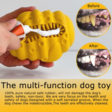 Dog Chew Toys for Aggressive Chewers Large Medium Breeds Dog Puzzle Toys Interactive Treat Dispensing Slow Feeder Durable Safe