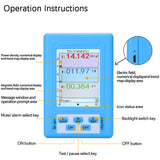 BR-9A Portable Electromagnetic Radiation Detector EMF Meter High Accuracy Professional Radiation Dosimeter Monitor Tester