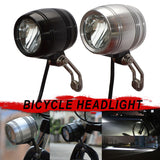 Bike Front Head Light Lamp Bike Front Head Light Lamp for HUB Dynamo with Rearlight Cable Compact Bright WH