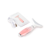 LED Photon Heating Therapy Anti-Wrinkle Neck Lifting Tightening EMS Vibration Massager Face Slimming Double Chin Wrinkle Remover