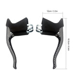 Lightweight Aluminum Bicycle Brake Handle MTB Mountain Bike Cycling Brake Levers Front &amp; Rear Brake Levers Drop Handlebar Set