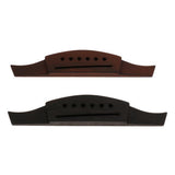Durable 6 Holes Wooden Guitars Bridge Musical Instrument Guitar Parts Accessory