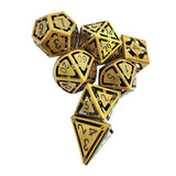 For Ancient Gold Hollow Dice COC Running Group Dice Polyhedron DND Cthulhu Board Game Digital Dungeon And Dragon