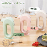 Electric Mixer Wireless Portable Food Mixers with 2 Mixing Head Handheld Blender Rechargeable Whisks Dough Stirrer Eggbeater