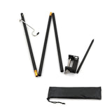 Outdoor Folding Lamp Pole Bracket Tent Camping Portable Hanging Light Holder Aluminum Alloy Fishing Light Fixing Rack