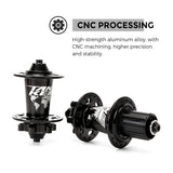 MTB Bike Hub Mountain Bike Bicycle Front &amp; Rear Hub Set 36 Holes 6 Bearings with Quick Release Bikes Flower Drum Accessories