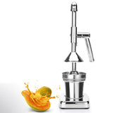 Manual Juicer with Lever, Fruit Press for Oranges, Citrus, Lemon Squeezer Stainless Steel Fruit Juicer Handheld