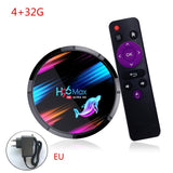 H96 MAX X3 Smart TV Box S905X3 2.4G/5G Wifi BT4.0 Set Top Box for An-droid 9.0