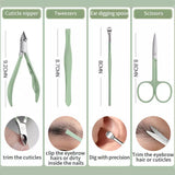 High Quality 18 IN 1 Professional Stainless Steel Nail Clipper Travel Grooming Kit Manicure &amp; Pedicure Set Personal Care Tools