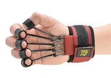 Finger Gripper Strength Trainer Extensor Exerciser Finger Flexion And Extension Training Device With Resistance Band