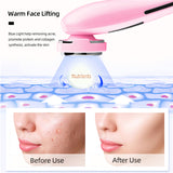 5 in 1 Beauty Machine EMS Photon Skin Rejuvenation Facial Cleansing Hot Compress Lifting Firming Wrinkle Remover Skin Care Tools