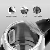 1.7L Electric Kettles Stainless Steel 220-240V Portable Travel Water Boiler Pot for Hotel Family Trip Kitchen Appliances EU Plug