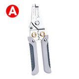 Multifunctional 6/9 In1 Wire Stripper Pliers Wire Cutters Electrician Electric Cable Peeling  Winding Wire for Peeling Tools