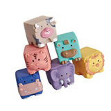 6pcs Kids Blocks Teether Block Toys Child Stacking Game Supply