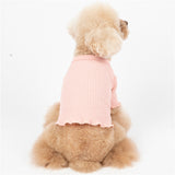 Pets Dogs Clothes Simple Pattern Shirt Small Puppy Maltese Tea Cup Puppy Summer