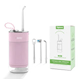 Uofenna W2 Portable Oral Irrigator Water Flosser USB Rechargeable Dental Water Jet Waterproof Teeth Cleaner Water Tank