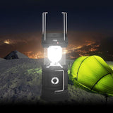 Portable Lamp Outdoor Emergency COB Tent Lamp Flashlight USB Rechargeable LED Solar Camping Lantern Light Work Light