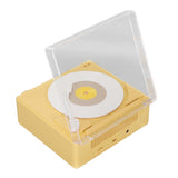 Wireless Bluetooth Speaker Alarm Clock 360 Degree Stereo Sound Retro Vintage Speaker Vinly Disc Shaped Alarm Clock Smart Speaker