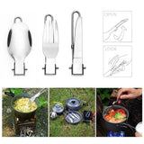 Portable Camping Cookware  Aluminum Travelling Hiking Picnic BBQ Tableware Set Outdoor Cooking Equipment Tableware Utensils