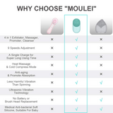 Silicone Sonic Face Scrubber Brush Skin Care Ultrasonic Cleaner Waterproof Face Cleansing Brush Remove Blackhead Beauty Massager