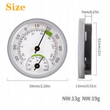 Home Mini Temperature and Humidity Meter Pointer High-precision Thermometer Hygrometer -30-50℃ 10-100%RH