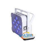 9X18W RGBWA UV Wireless DMX Uplighting Battery Operated Wifi&amp;IRC Remote Control DJ LED Par Can Wash Light Disco Wedding Uplights