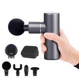 Mini Electric Muscle Massage Gun Portable Pocket Body Massager with bag Deep Tissue Facial Gun for Fitness Relaxation Pain Relie