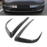 Front Fog Light Cover Protection Dustproof Matte for Tesla Model Y
