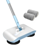 2 in 1 Hand Push Vacuum Cleaner Set Home Sweeper Broom Dustpan Handheld Dust Collector Carpet Floor Cleaners