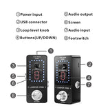 CUVAVE LOOPER PRO Advanced Guitar Loop Pedal Guitar Parts Effects Pedal 9 Loops Unlimited Overdubs Built-in Tuner Function