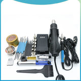 Newest 700w 220/110V Portable BGA Rework Solder Station Hot Air Blower Heat Gun 8858 Better Hand-held hot air gun repair tools