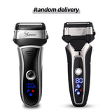 Magnetic Suspension Electric Shaver Waterproof 1.5 Hours Fast Charging Shaving Razor Professional 3 Blade Shaver + Extra Head 31