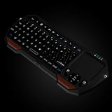 SeenDa Mini Bluetooth Keyboard with Touchpad for Smart TV Projector Compatible with Android iOS Windows