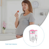 New Fetal Doppler Ultrasound Baby Heartbeat Detector Home Pregnant Doppler Baby Heart Rate Monitor Pocket Doppler 2.5MHz