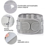 Lumbar Support Belt 5 Steel Plate With Self Heating Pad Back Waist Support Adjustable Waist Support Brace Lumbar Massage Band