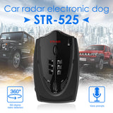 STR-525 Car Radar Detector English Russian Thai Voice Vehicle Speed Warning