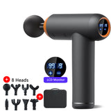 Massage Gun Smart Hit Fascia Gun Electric Neck Massager Tool for Body Massage Relaxation Fitness Muscle Pain Relief