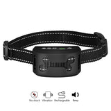 Dog anti bark collar Waterproof Rechargeable Adjustable 7 Sensitivity Levels  Vibration Sound stop Barking Dog Training Collars