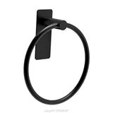 Towel Ring Adhesive for Hanging Towels Matte Premium Adhesive Hang Bathrooms Sticky Hangers Without Nails M23 21 Dropship