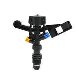 Lawn Irrigation Rotating Sprinkler 360 Degrees Auto-rotate Two Holes Water Spray Head Garden Watering Sprinkler 30 Pcs