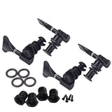 1 Set 2R2L Ukulele Tuning Pegs Tuners Machine Heads 1:24 Gear Ratio for Guitar Lovers Musical Gift