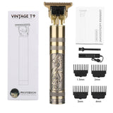 LCD Hair Clippers Professional Hair Cutting Machine Hair Beard Trimmer For Men Barber Electric Shaving T-Outliner Men