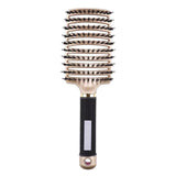 Girls Hair Scalp Massage Comb Hairbrush Bristle Nylon Women Wet Curly Detangle Hair Brush for Salon Hairdressing Styling Tools