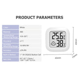 Temperature Humidity Sensor Palm Size Indoor Thermometer Real-time Temperature Humidity Monitor Small Hygrometer
