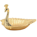 Elegant Plate Luxury Delicate Bird Style Dried Dish Fruit Plate Snack Tray Metal Home Nut Bowl For Table Decoration