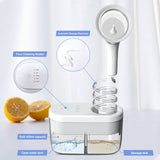 Electric Earwax Remover Ear Irrigation Equipment with 4 Pressure Modes Single Hand Operation with Waste Water Recovery Tank