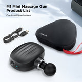 Mini High frequency Massage Gun Muscle Relax Body Relaxation Electric Massager with Portable Bag Therapy Gun for fitness