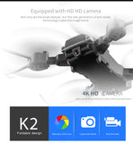 Mini Foldble Drone 4K/1080P HD Dual Camera Professional Aerial Photography Quadcopter FPV Helicopter Toy Vedio Recording