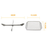 Outdoor Multi-Function Stainless Steel Wood Stove Camping Incinerator Hanging Stove Picnic BBQ Grill Camping Stove